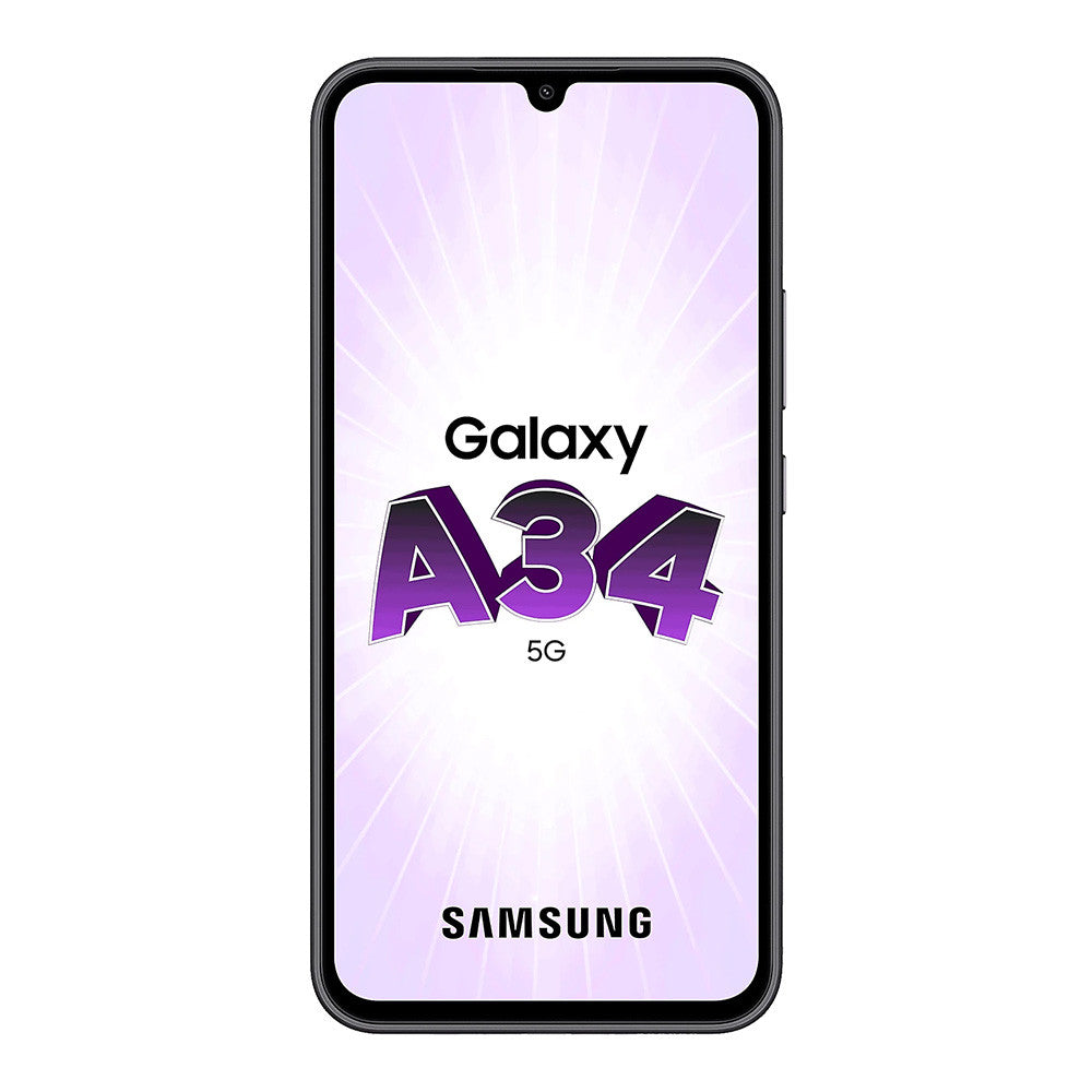 Samsung A346B/DSN Galaxy A34 5G (Enterprise Edition - Dual SIM - 6.6" - 128 GB - 6 GB RAM) Grafiet