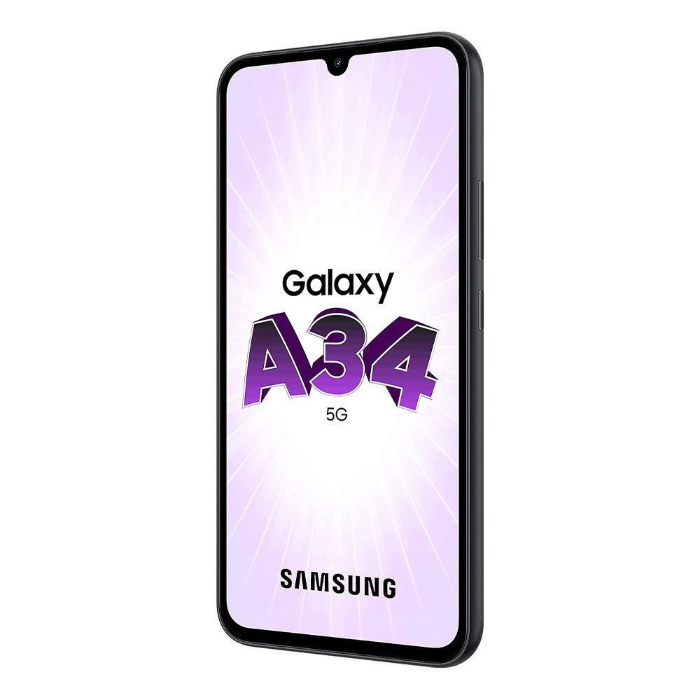 Samsung A346B/DSN Galaxy A34 5G (Enterprise Edition - Dual SIM - 6.6" - 128 GB - 6 GB RAM) Grafiet