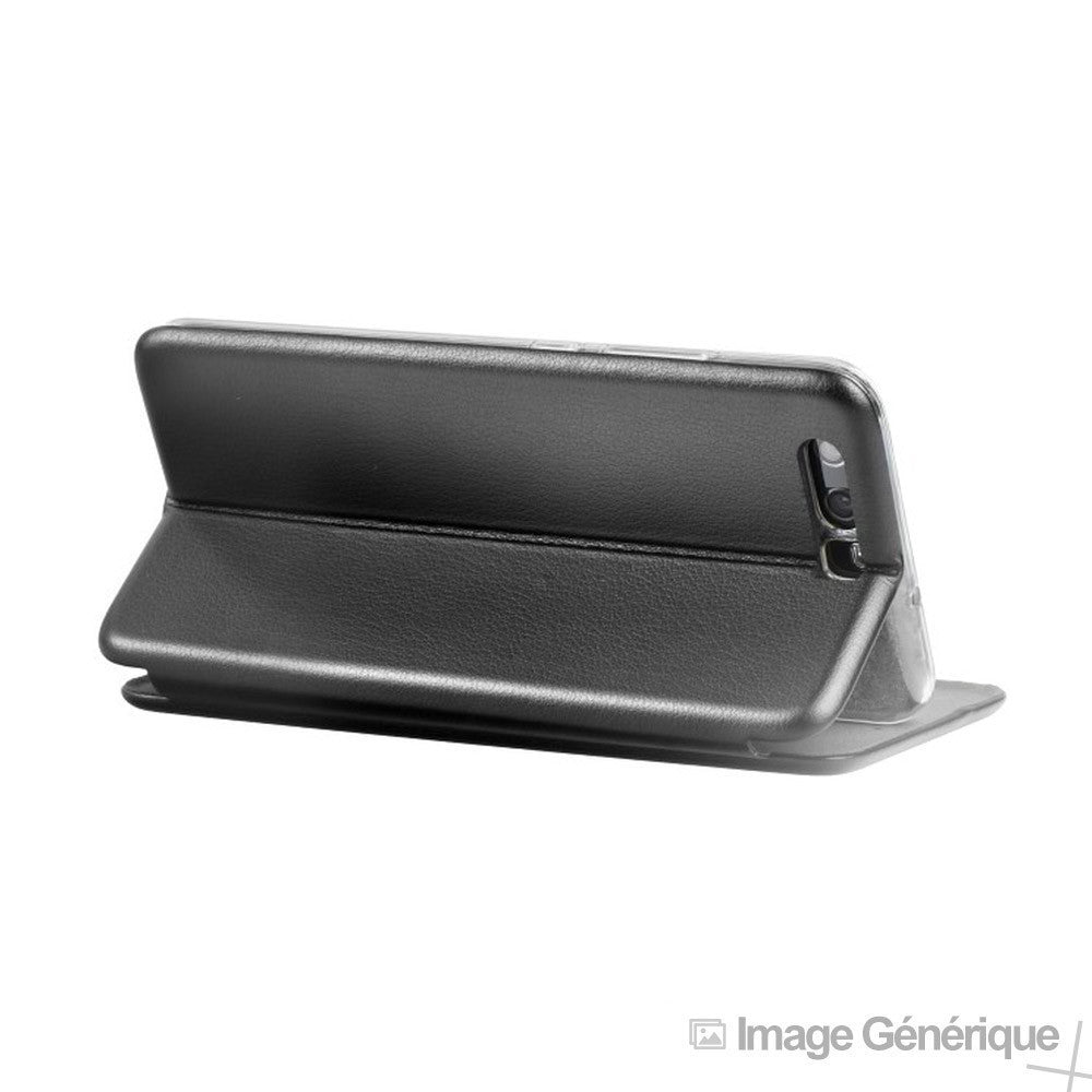 Faux Leather Flip Case for Xiaomi Redmi 12 4G / 5G - Black (Bulk)