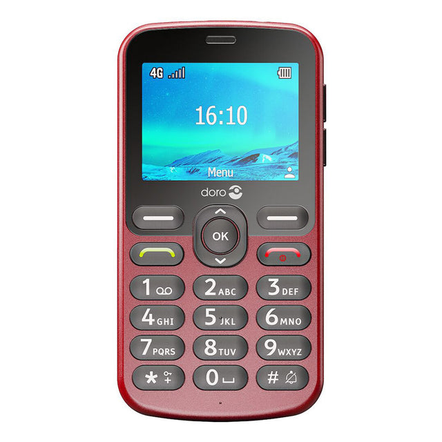 Doro 1880 4G (Charging dock) Red