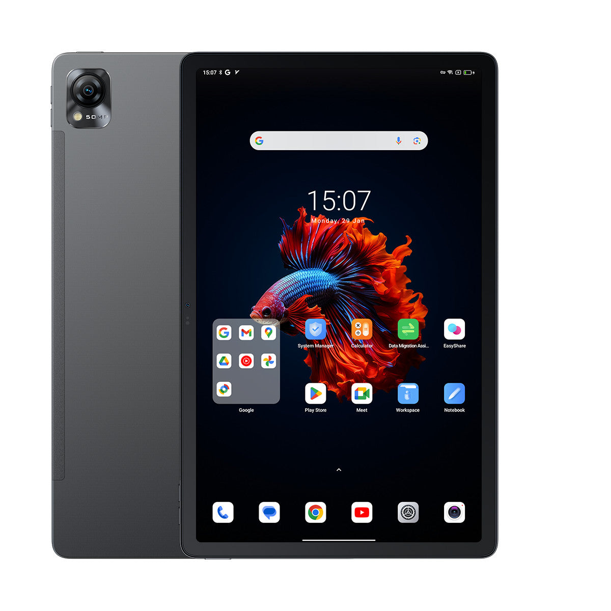 Blackview MEGA 1 (Tablette 4G- 11.5'' - 256 Go, 12 Go RAM) Gris