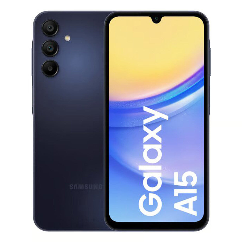 Samsung A155F/DSN Galaxy A15 (Dual SIM - 6.5'' - 256 GB, 8 GB RAM - Geen EU-garantie, 2 jaar garantie door SBE) Zwart