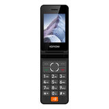 Konrow Senior Flip (4G - 2.8'' - With Charging Dock) Black
