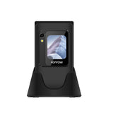 Konrow Senior Flip (4G - 2.8'' - with charging station) Black