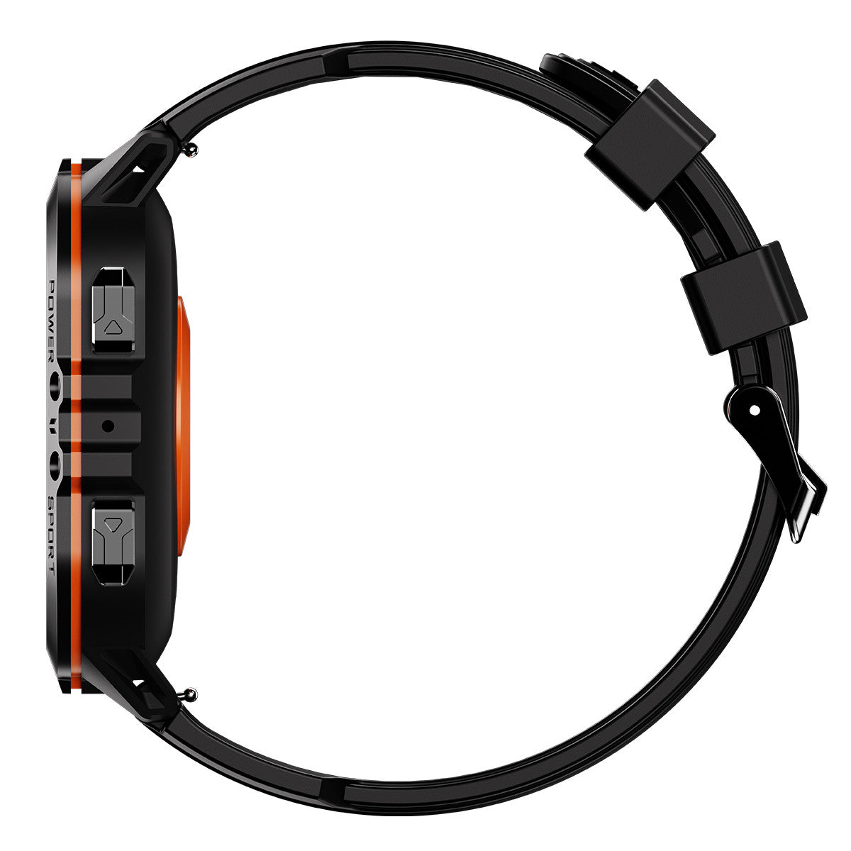 Oukitel BT20 (Robuuste smartwatch -  1.96'' - Oproepen beantwoorden) Oranje