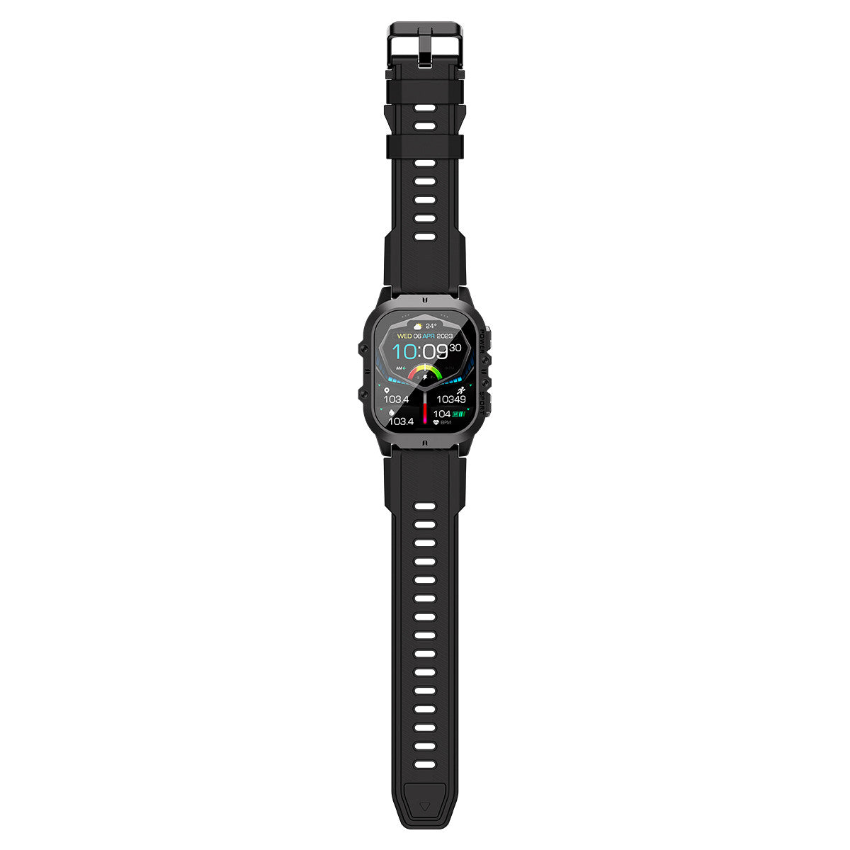Oukitel BT20 (Robuuste smartwatch -  1.96'' - Oproepen beantwoorden) Oranje