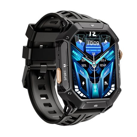 Oukitel BT80 (Robuste Smartwatch - 2.13'' - Anrufannahme) Schwarz
