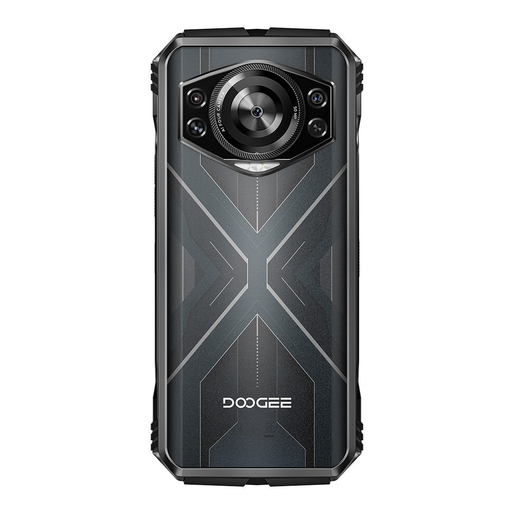 Doogee S Cyber (NFC – 6,58 Zoll – 256 GB, 8 GB RAM – 10 800 mAh) Silber