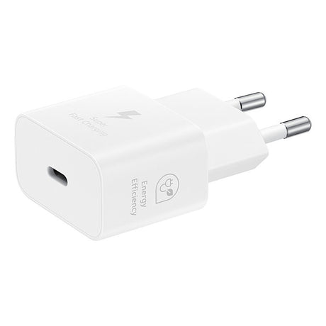 Samsung EP-T2510NBE - Adattatore di rete USB Type-C (Ricarica rapida 25W) - Bianco - Confezione originale