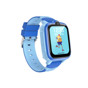 Blackview Z10 (Montre Connectée pour enfant - 1.83'' -  Support Sim 4G - Appels Vidéo 4G - IP67) Bleu