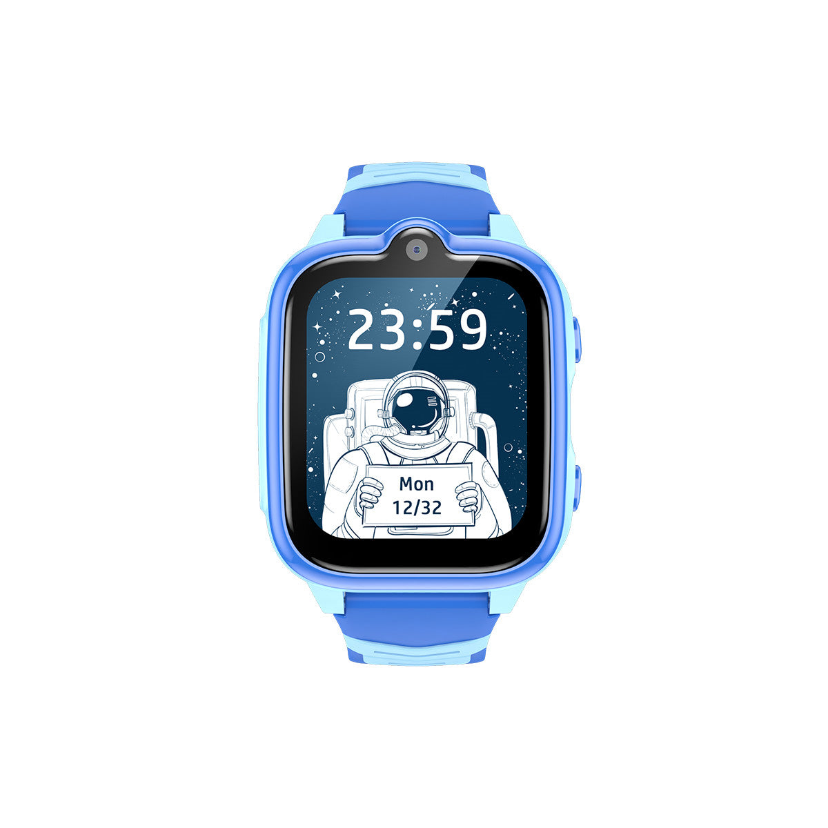 Blackview Z10 (Montre Connectée pour enfant - 1.83'' -  Support Sim 4G - Appels Vidéo 4G - IP67) Bleu