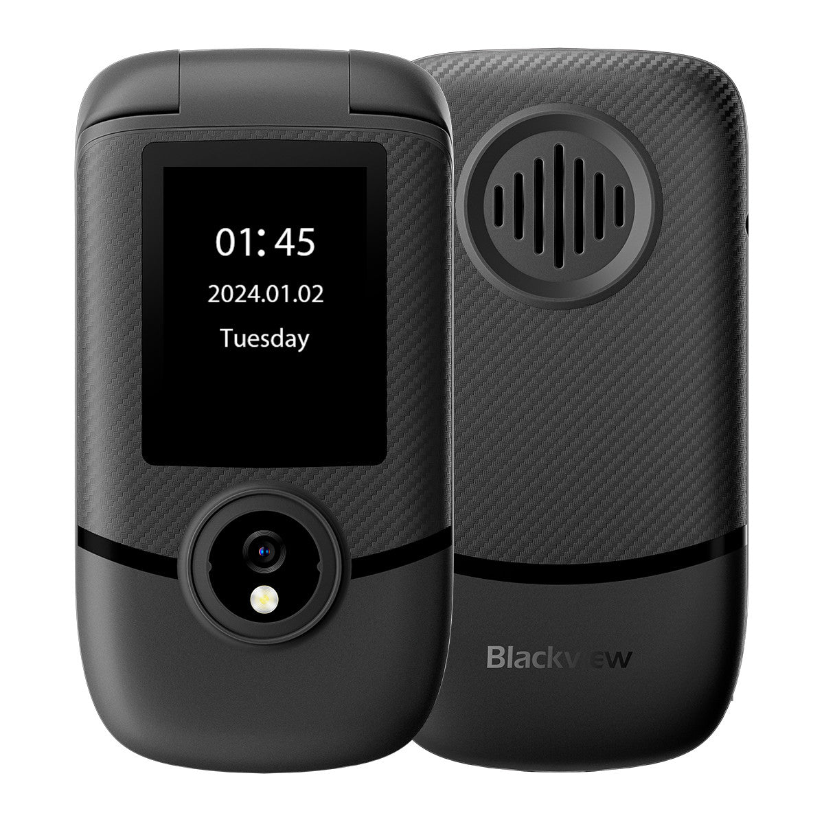 Blackview N2000 (Klaptelefoon - 2.8''-scherm) Zwart
