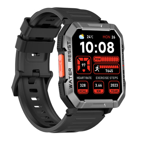Blackview W60 (Outdoor-Smartwatch - 2.01'' - Integriertes Mikrofon) Schwarz