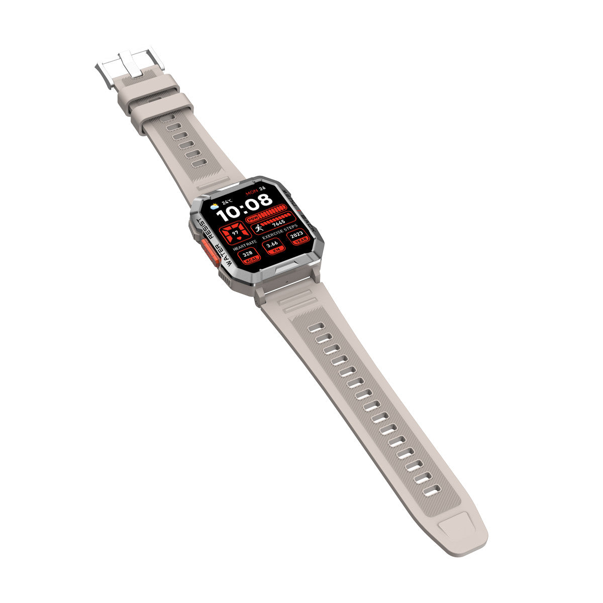 Blackview W60 (Reloj inteligente reforzado - 2.01'' - Micrófono integrado) Caqui