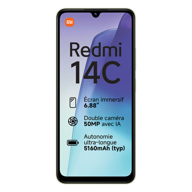 Xiaomi Redmi 14C (6.88'' - 128 GB, 6 GB RAM) Verde