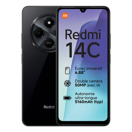 Xiaomi Redmi 14C NFC (6.88'' - 128 GB, 4 GB RAM) Schwarz
