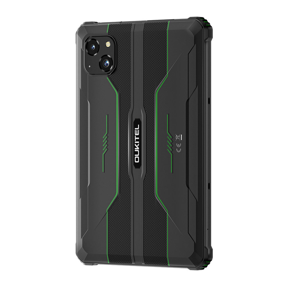 Oukitel RT3 Pro - Robuuste tablet (4G/LTE - NFC - 8" - 128 GB, 4 GB RAM) Groen