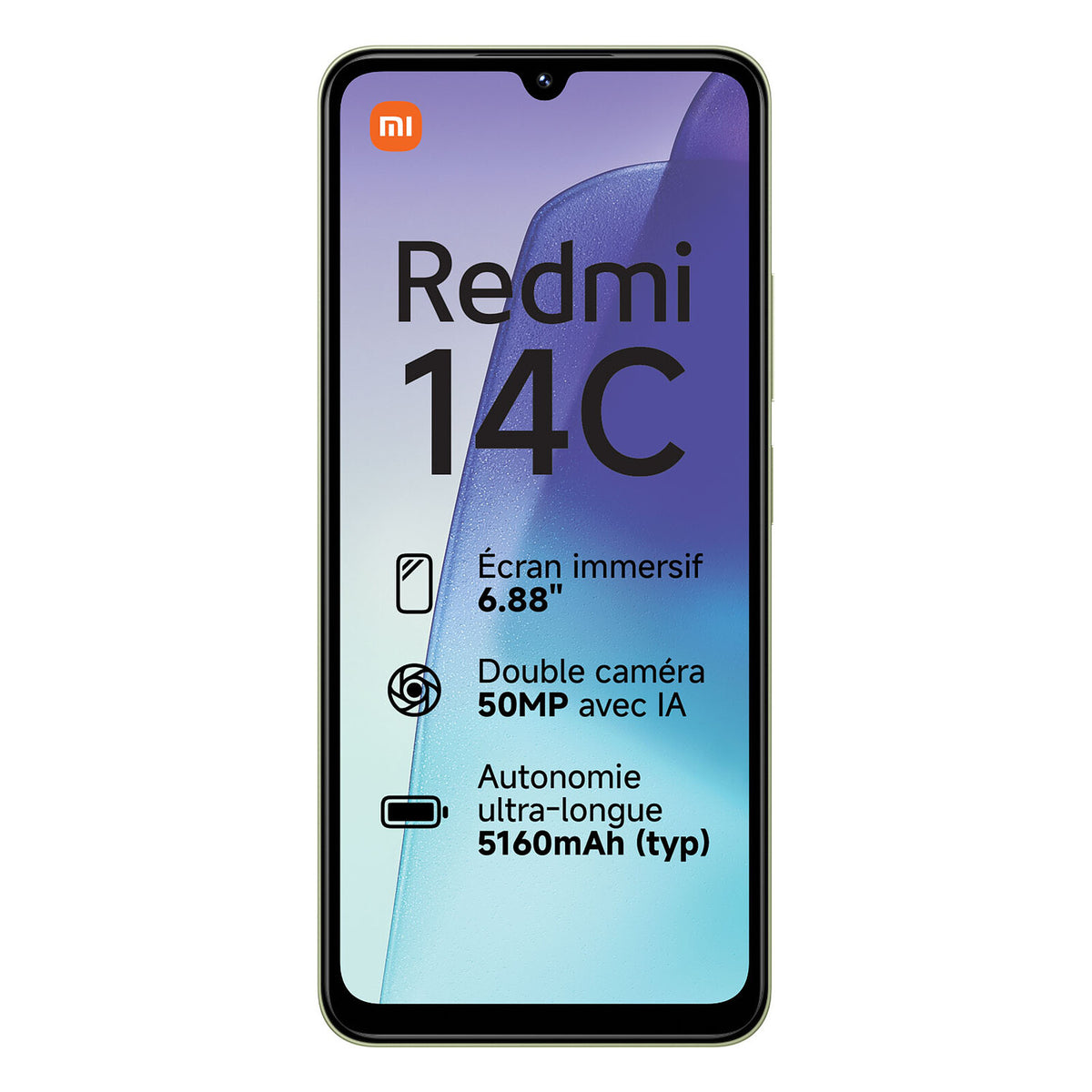 Xiaomi Redmi 14C NFC 6.88'' - 256 Go, 8 Go RAM) Vert