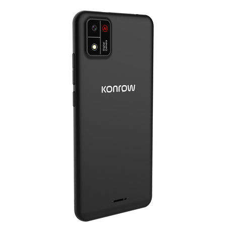 Konrow Touch 55 (Dual SIM - 4G - Schermo 5.5'' - 16 GB, 2 GB RAM) Nero