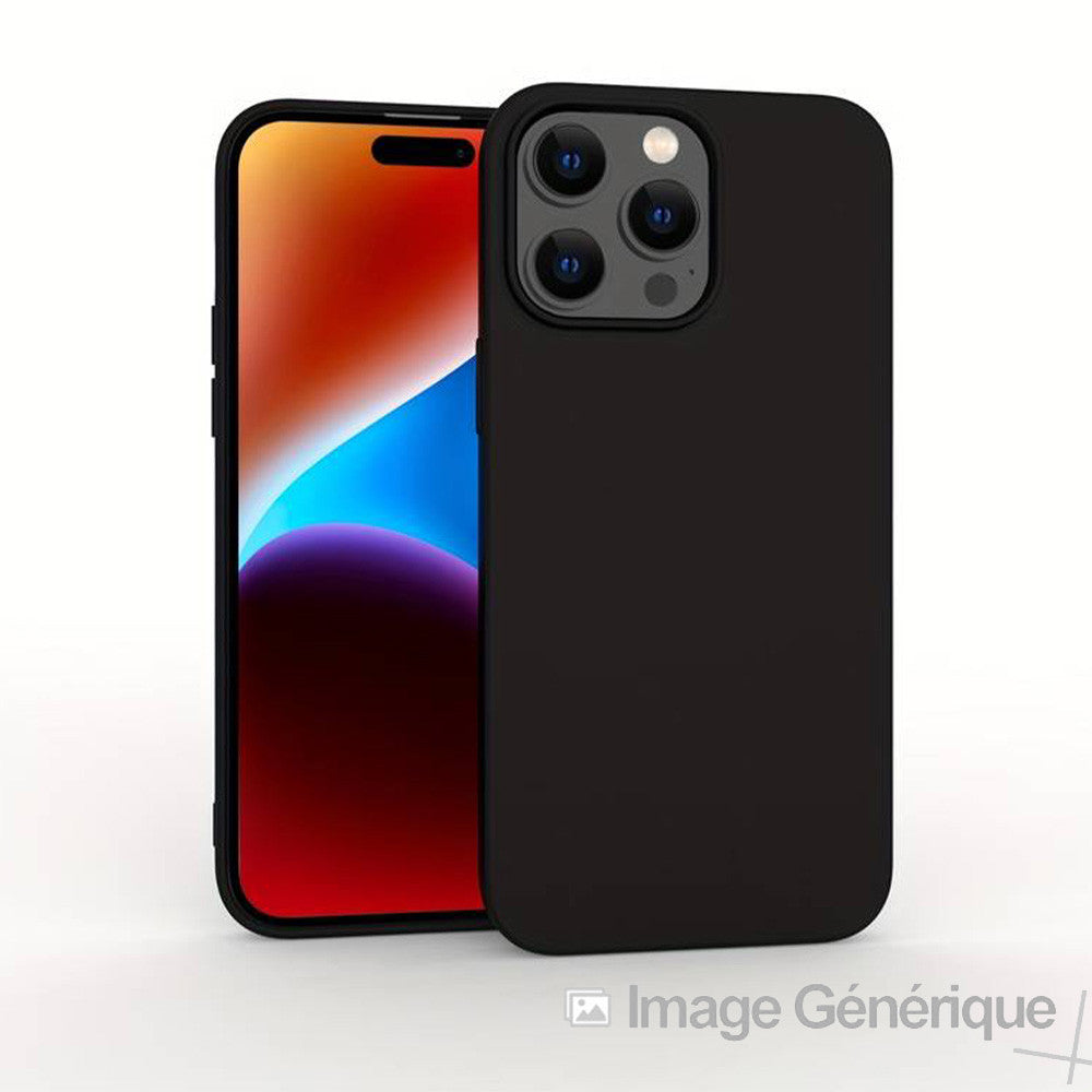 Siliconen hoesje voor iPhone 12 / 12 Pro (0.5 mm - Zwart) bulkverpakking