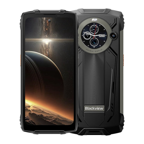 Blackview BV8200 (Doble SIM - Pantalla de 6.5'' - 256 GB, 12 GB RAM - NFC) Negro