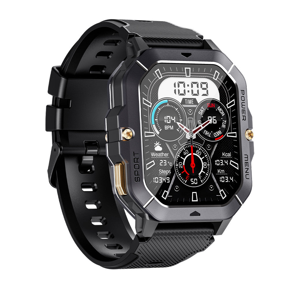 Oukitel BT101 (Rugged Smartwatch - 2.02'' - Answer calls) Black