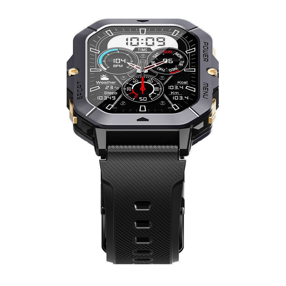 Oukitel BT101 (Rugged Smartwatch - 2.02'' - Answer calls) Black