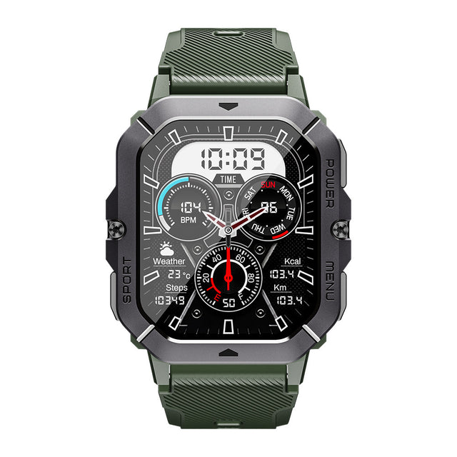 Oukitel BT101 (Montre Connectée Robuste -  2.02'' - Réponds aux appels) Vert