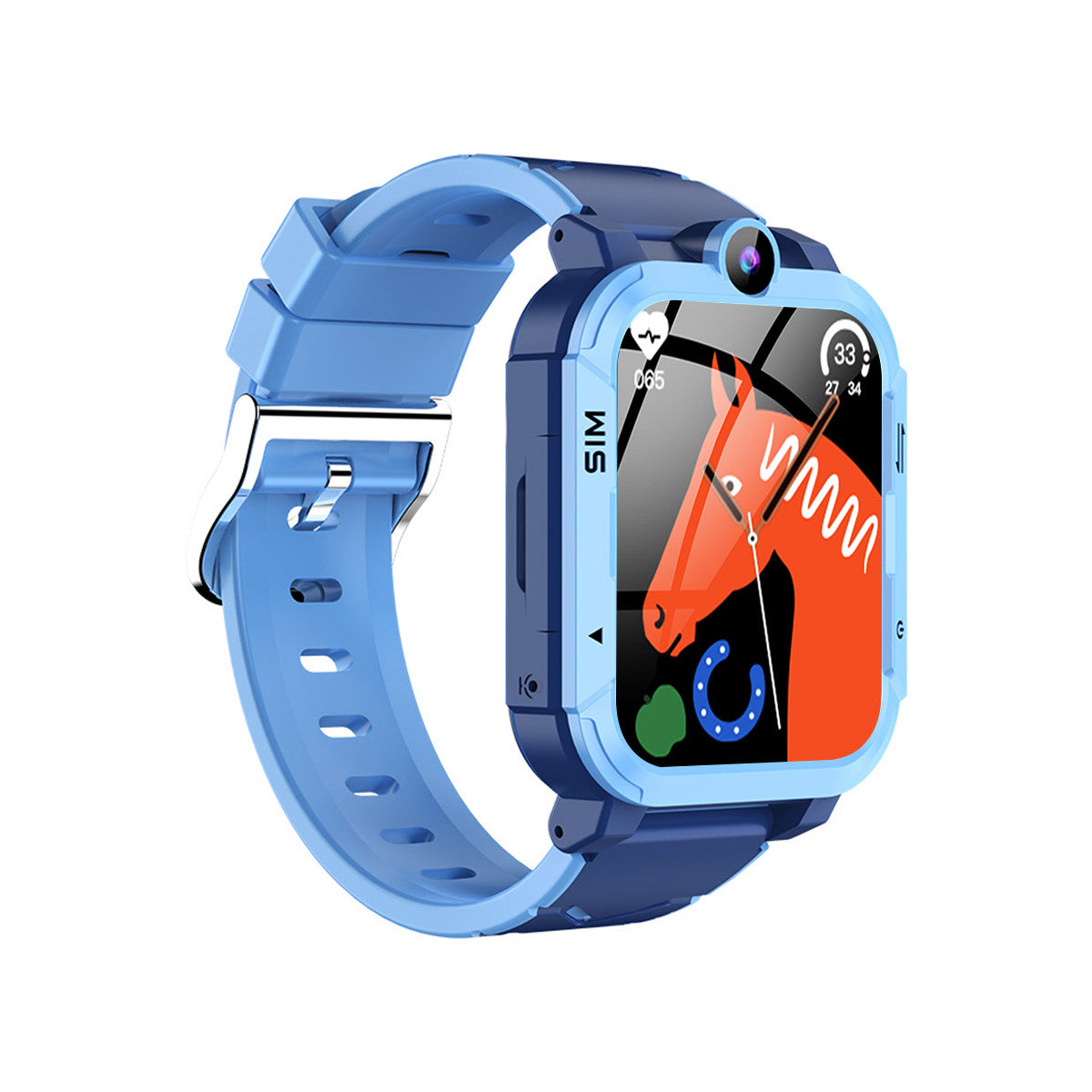 Blackview Z20 (Smartwatch für Kinder - 1.83'' - 4G-SIM-Unterstützung - 4G-Videoanrufe - IP67) Blau