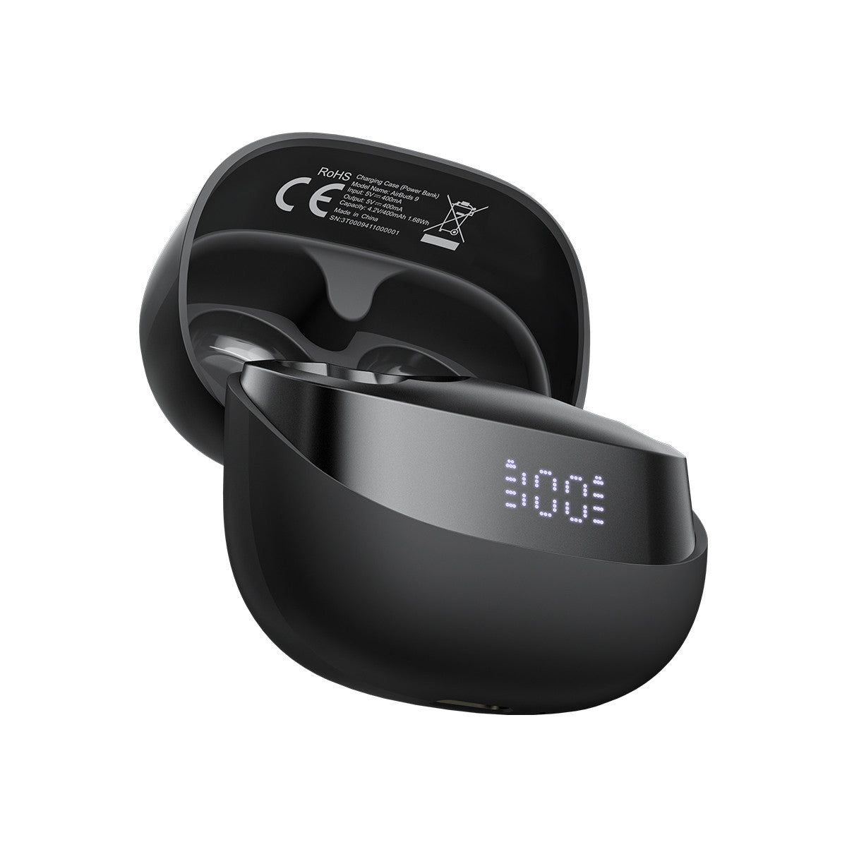 Blackview Airbuds 9 (Display Screen - Bluetooth 5.4) Black