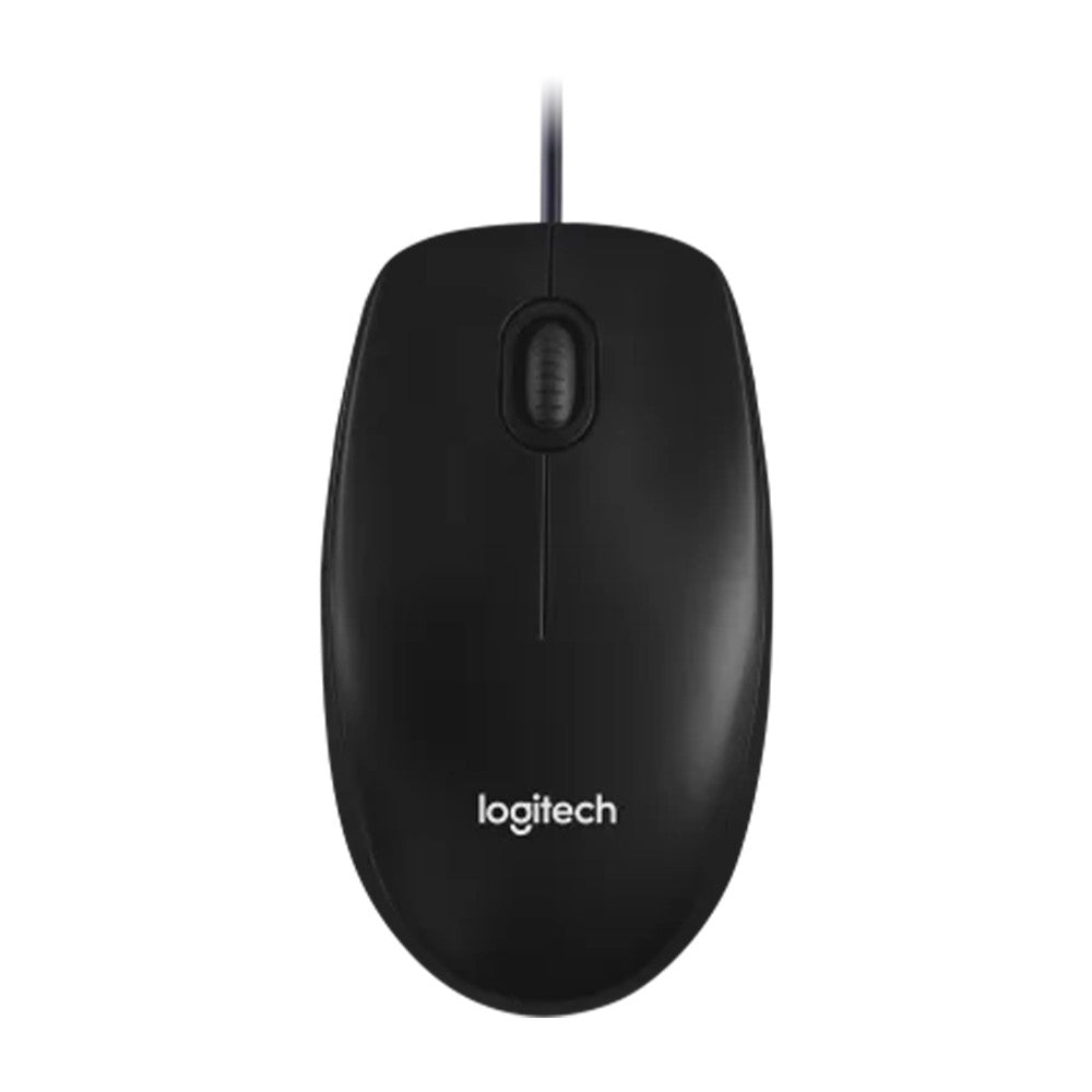 Logitech M100 Wired Mouse - (1000 DPI, USB-A, 3 Buttons) Grey