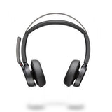 Kabelloses Poly Voyager Focus 2 Headset - (Stereo - Bluetooth - USB-C/A-Adapter - Ladestation) Schwarz
