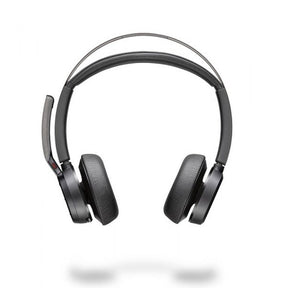Kabelloses Poly Voyager Focus 2 Headset - (Stereo - Bluetooth - USB-C/A-Adapter - Ladestation) Schwarz