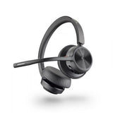 Caque Sans Fil Poly Voyager 4320 MS - (Stéréo - Bluetooth - USB-A) Noir