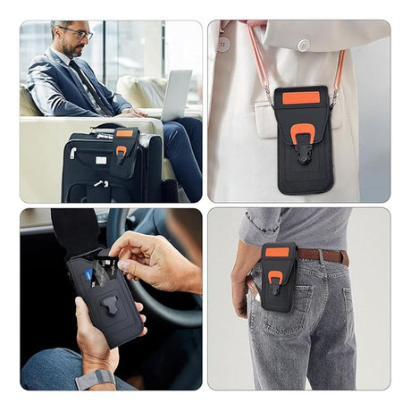 Blackview C01 (Funda de cinturón para smartphone) Negro