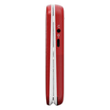 Doro Leva L20 (Klaptelefoon - 4G - Oplaadstation) Rood / Wit