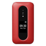 Doro Leva L30 (Flip phone - 4G - Charging cradle) Red / White