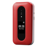 Doro Leva L30 (Flip phone - 4G - Charging cradle) Red / White