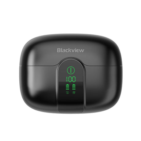 Blackview AirBuds 15 (Bluetooth 6.0 - display - ruisonderdrukking) Zwart
