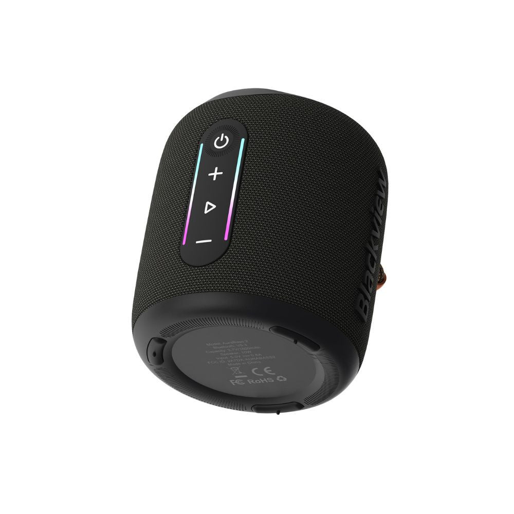 Blackview Aurabass 2 (Enceinte connectée - Microphone intégré - 1800mAh) Noir