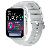 Blackview R30 Max  (Montre connectée - 1.91'' - Appels bluetooth) Argent