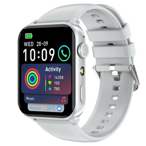 Blackview R30 Max  (Montre connectée - 1.91'' - Appels bluetooth) Argent