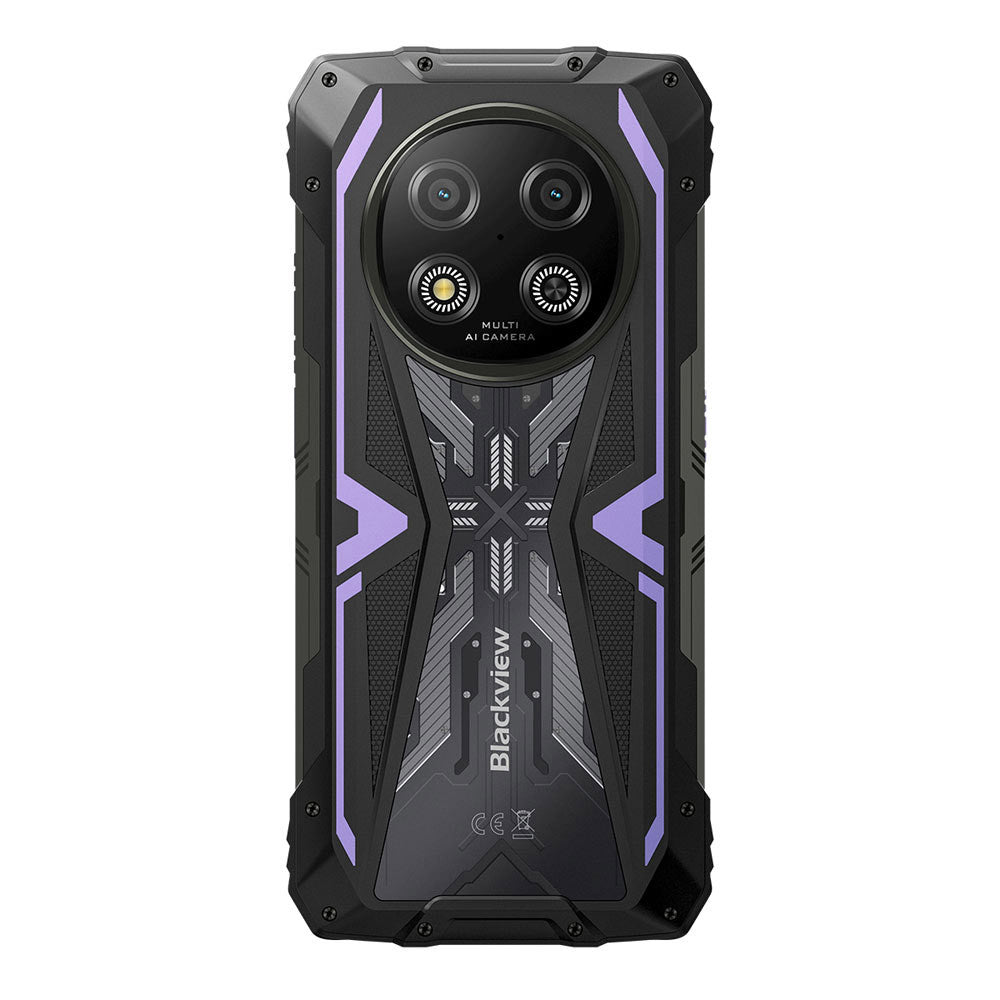 Blackview Rock 2 (NFC - 6.67'' - 256 GB, 12 GB RAM - 15000mAh) Purple