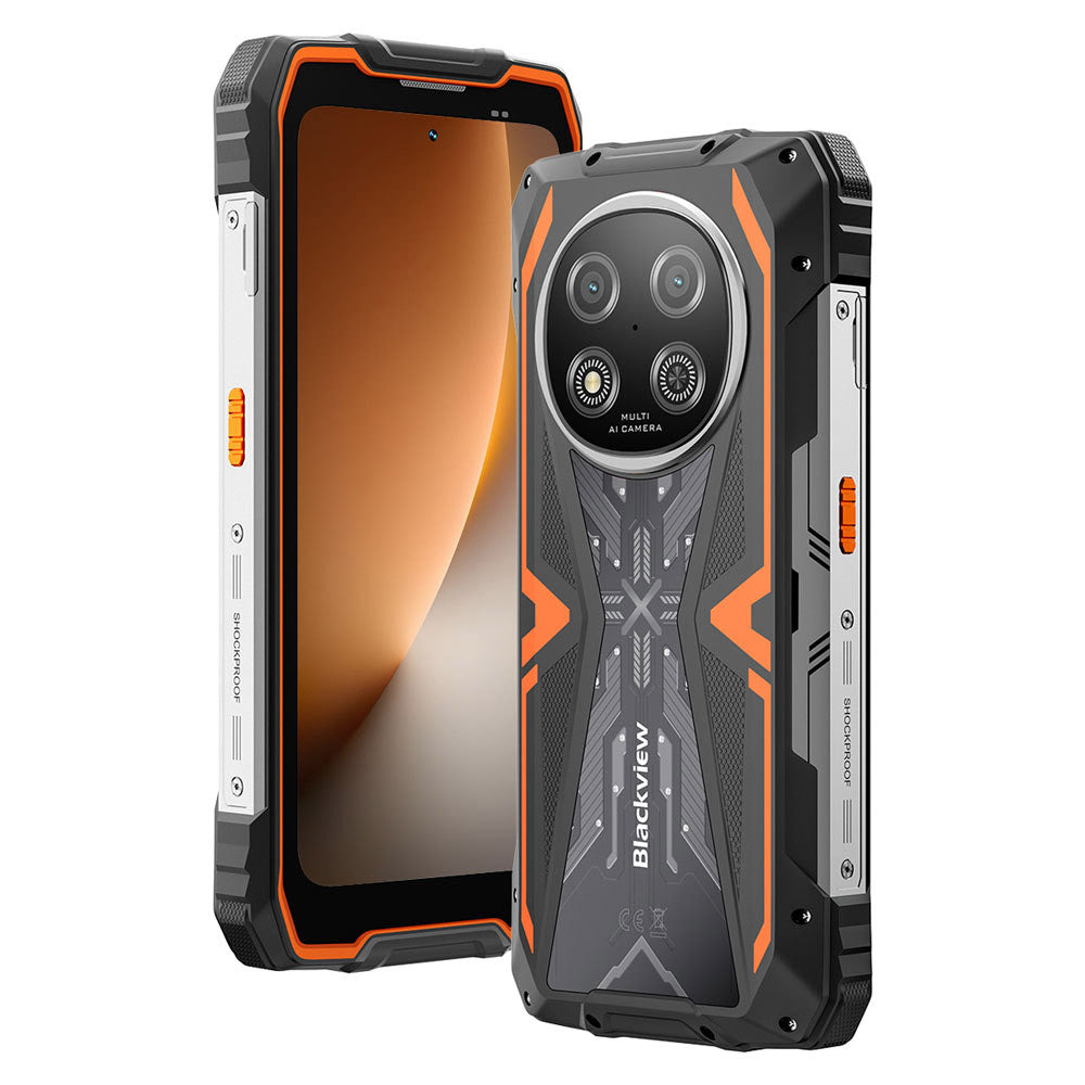 Blackview Rock 2 (NFC - 6.67'' - 256 GB, 12 GB RAM - 15000mAh) Naranja