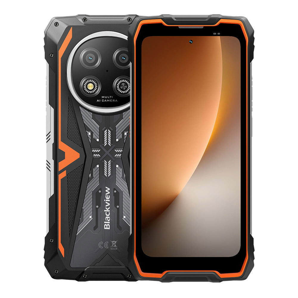 Blackview Rock 2 (NFC - 6.67'' - 256 GB, 12 GB RAM - 15000mAh) Orange