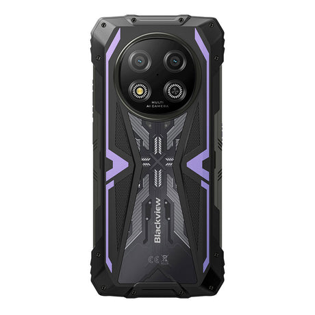 Blackview Rock 2 (NFC - 6.67'' - 256 Go, 12 Go RAM - 15000mAh) Violet