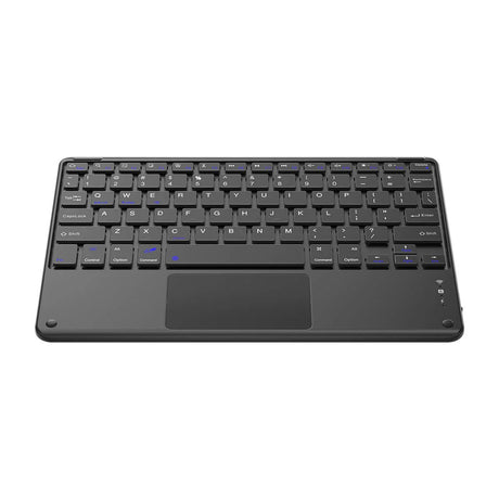 Draadloos Blackview-toetsenbord (QWERTY, Bluetooth, compatibel met Windows, iOS en Android) zwart