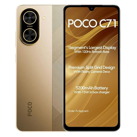POCO C71 (6,88'' - 3 GB, ROM 64 GB) Oro