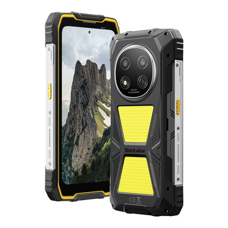 Blackview Rock 2 Pro (NFC - 6,67'' - 256 GB, 8 GB RAM - 15000mAh) Gelb
