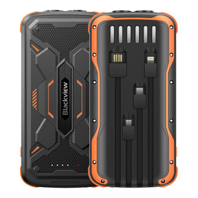 Blackview Terra 20 (Batterie externe - torche - multicables - 20000 mAh) Orange